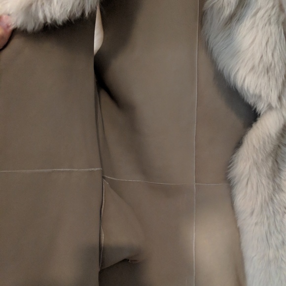Reiss reversible shearling gilet - Picture 3 of 3